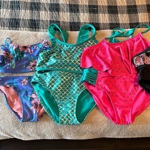 Bundle of Girls Swim; Sizes 7-10